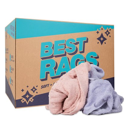MONARCH Shop Towel Size Terry Wipers - COLORED 50 lb box N-C60-50